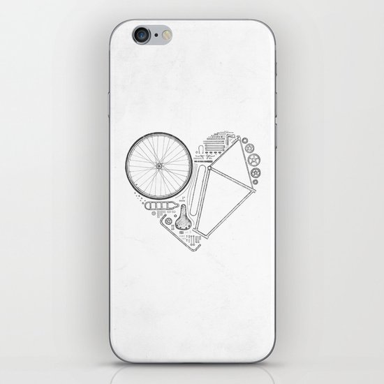 Love Bike (Grey) iPhone & iPod Skin