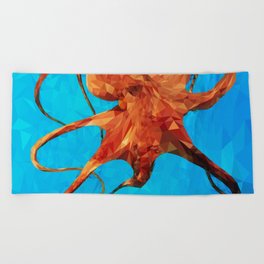 Polyoctopus Beach Towel