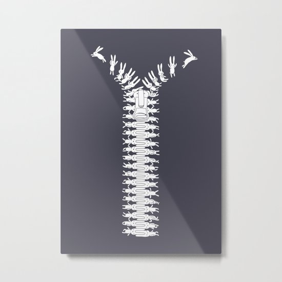 Unzip your imagination Metal Print