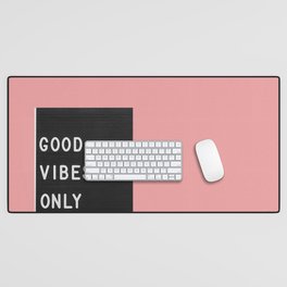 Pink Vibes Desk Mat