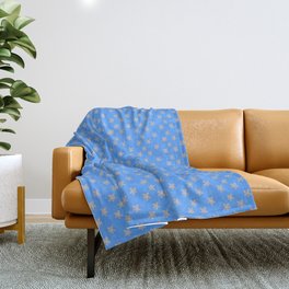children's pattern-pantone color-solid color-light blue Throw Blanket