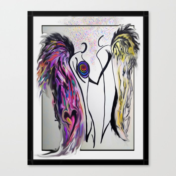 Angels, Give Deeply Canvas Print