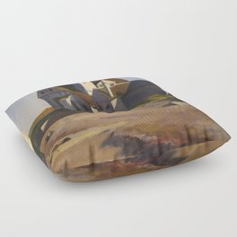 Edward Hopper Floor Pillow