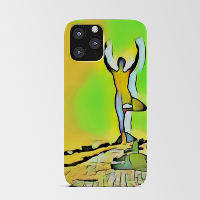 Woman Doing Yoga 8 iPhone Card Case