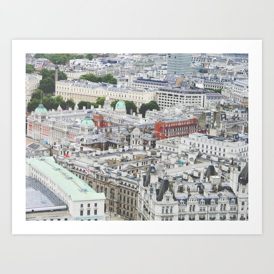 The Charm Of London Art Print