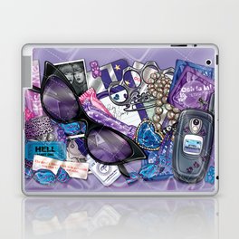 Trompe L'oeil Purple Y2K Laptop & iPad Skin