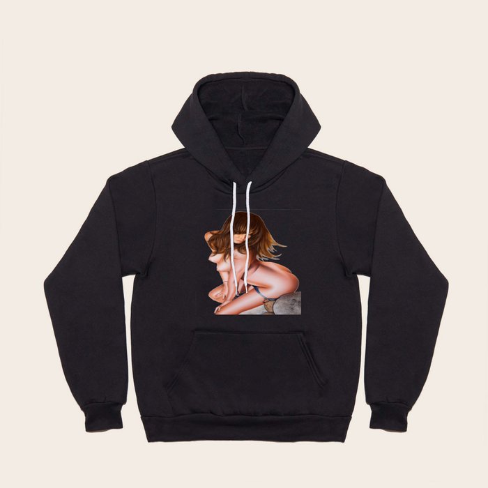 Nude colour hoodie store