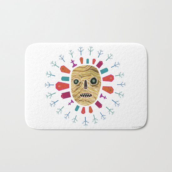 Halloween print: Mummy Bath Mat