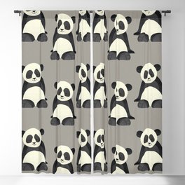 Whimsy Giant Panda Blackout Curtain