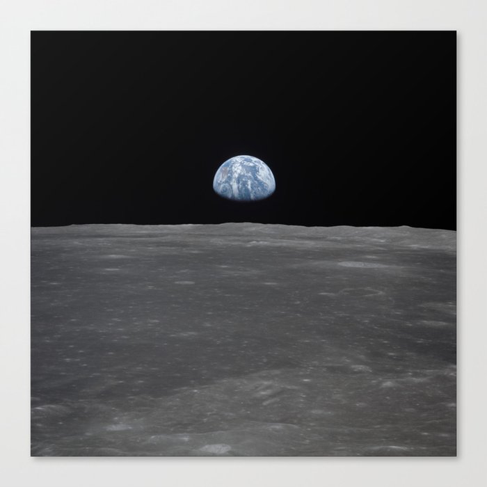 see the marble from the moon | space 005 Canvas Print