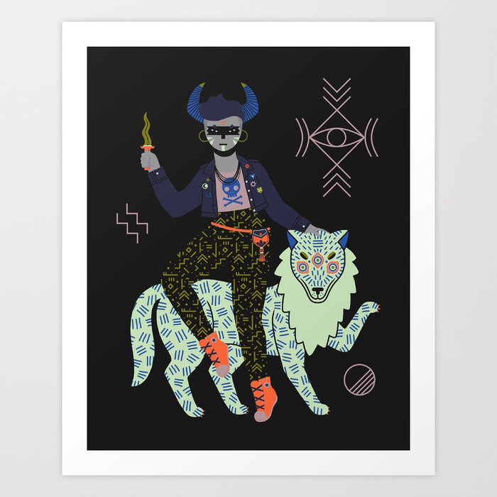Witch Series: Demon Art Print