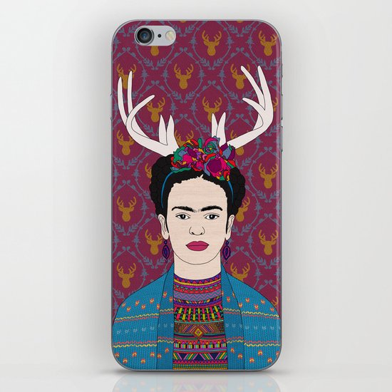 DEER FRIDA iPhone & iPod Skin