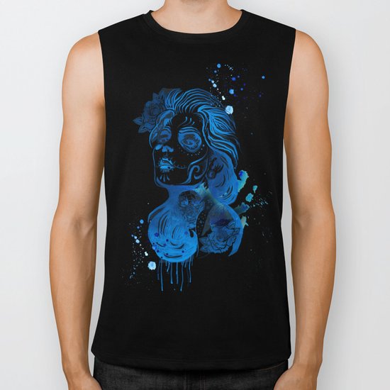 Day of the Dead Biker Tank
