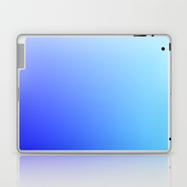 52  Blue Gradient 220506 Aura Ombre Valourine Digital Minimalist Art Laptop Skin