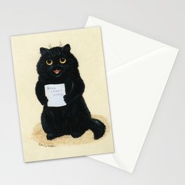 Home Sweet Home Cat - Louis Wain Stationery Card