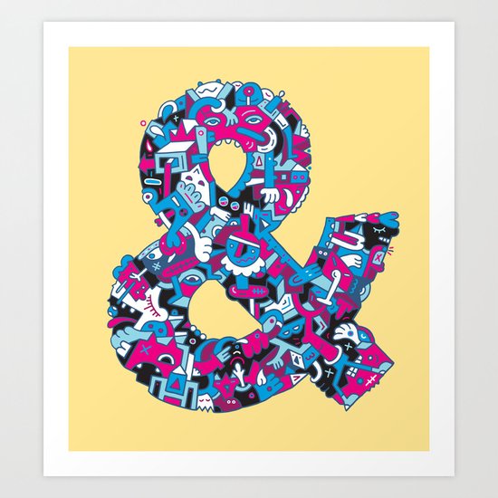 Ampersand Art Print