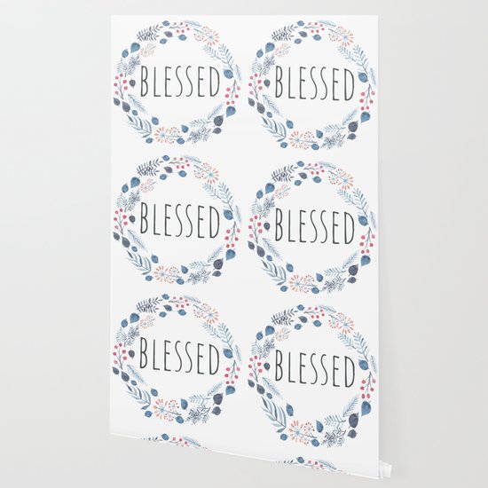 Blessed Inspirational Bible Quote Christian Blessings Wallpaper By