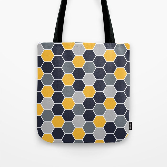 Trendy Hexagon  Tote Bag