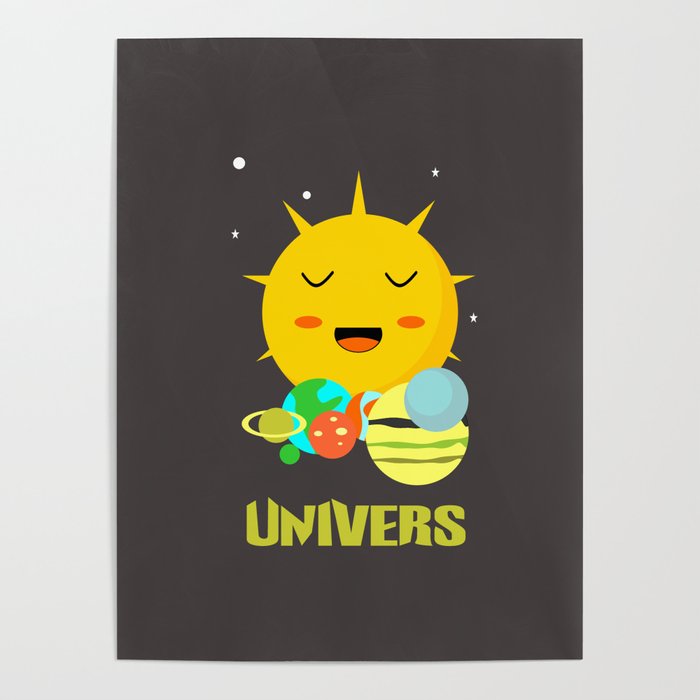 Univers Cute Poster