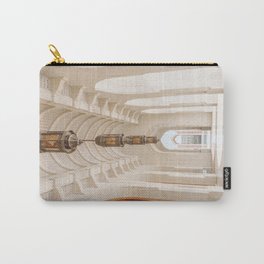 White Marble Arches of the Grand Mosque in Muscat, Oman Carry-All Pouch