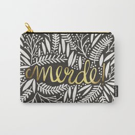 Pardon My French – Gold on Black Carry-All Pouch