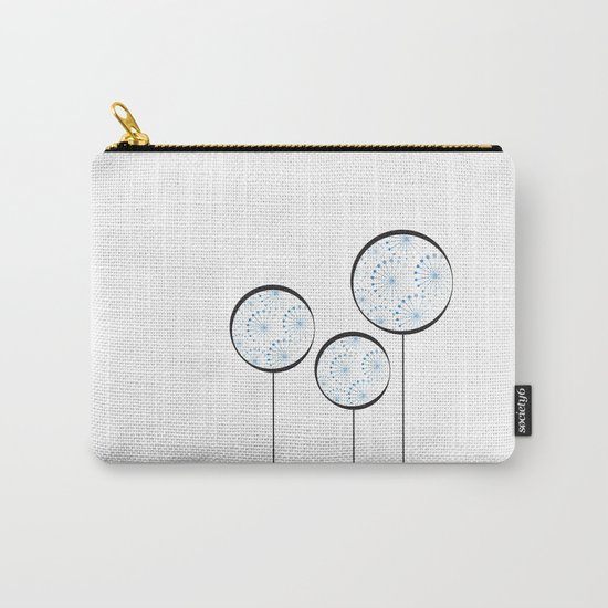 Abstract Dandelion Carry-All Pouch