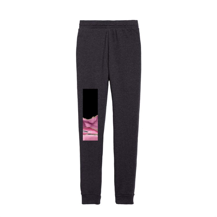 Pink & Gold Agate Texture 07 Kids Joggers
