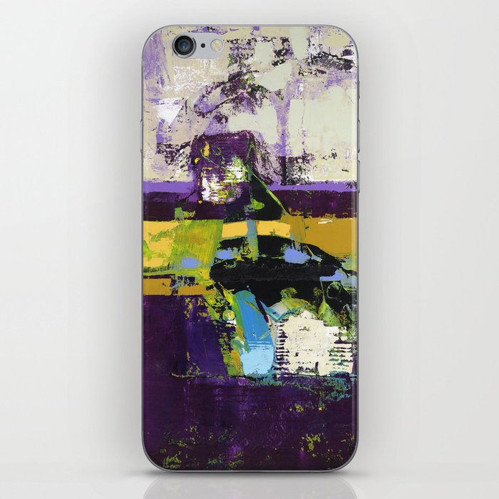 Controversy Prince Deep Purple Abstract Painting Modern Art iPhone Skin