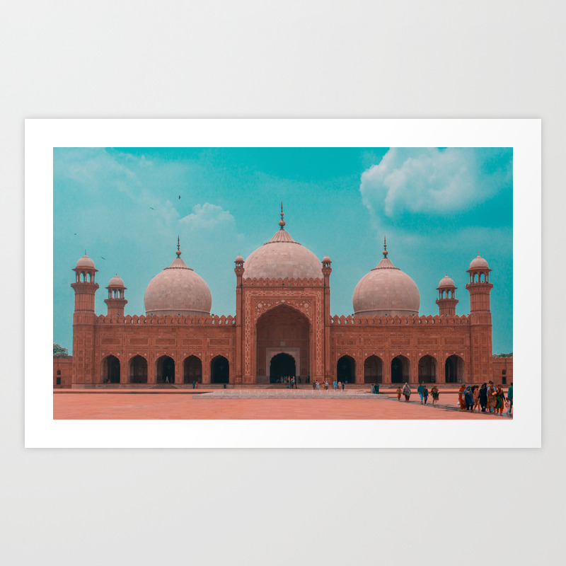 The Badshahi Mosque, Lahore, Pakistan Art Print by TWO SPIRIT | Society6