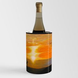 Surf Highway 45 - Sunset by Cyril Tamati Wine Chiller