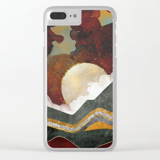 Red Sky Clear iPhone Case