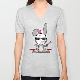 Psycho Bunny | Horror Rabbit V Neck T Shirt