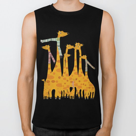 giraffe do disco Biker Tank