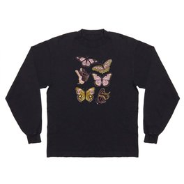 Texas Butterflies – Blush and Gold Long Sleeve T-shirt