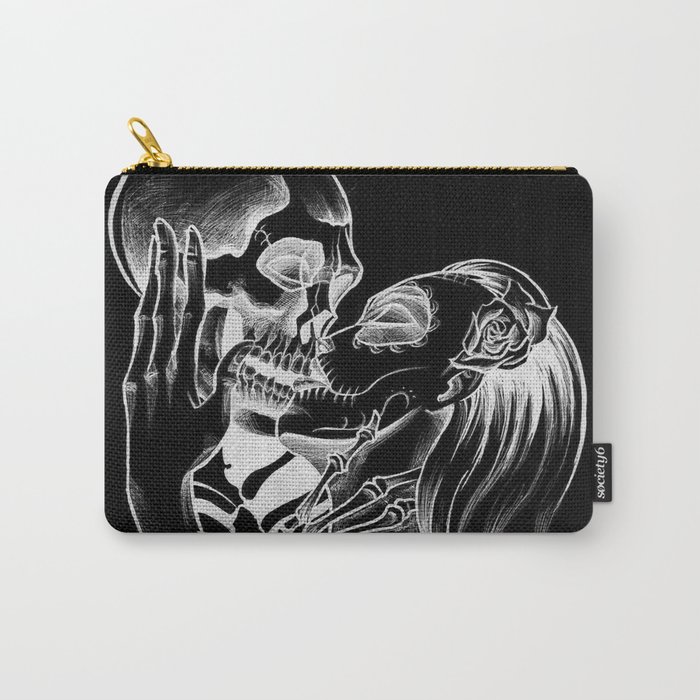 Kiss The Skull Carry-All Pouch