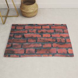 Bricks Area & Throw Rug