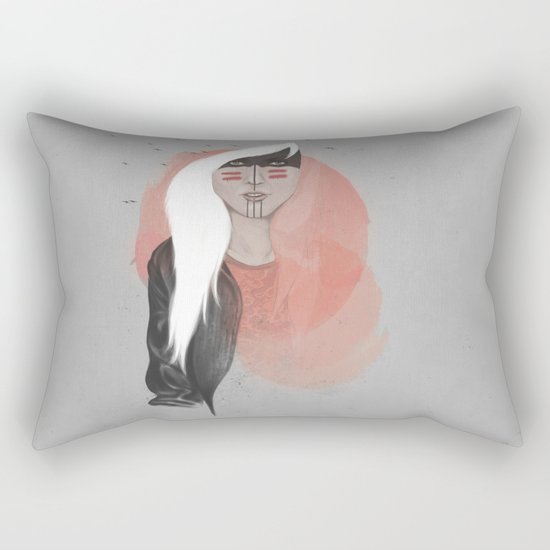 The Black Raven Rectangular Pillow