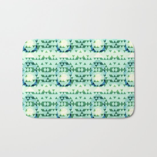 Green Tribomb Bath Mat