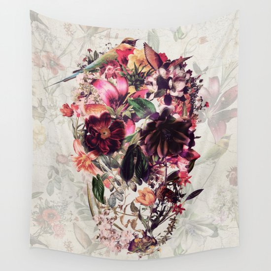 New Skull 2 Wall Tapestry