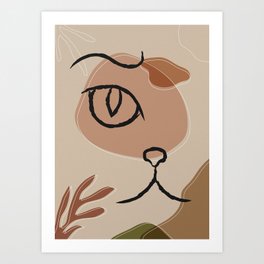 Matisse Cat with Attitude Art Print