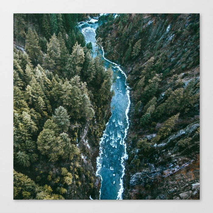 A River Runs Through it  Canvas Print