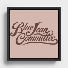 Blue Jean Committee Framed Canvas