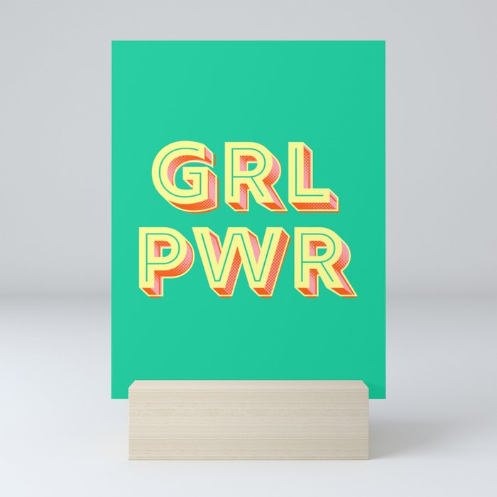 Girls Power no2 Mini Art Print