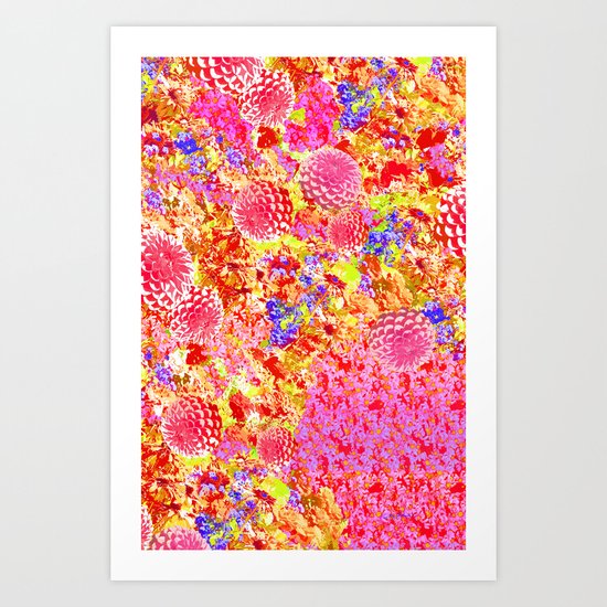 Daisies for Mum Art Print