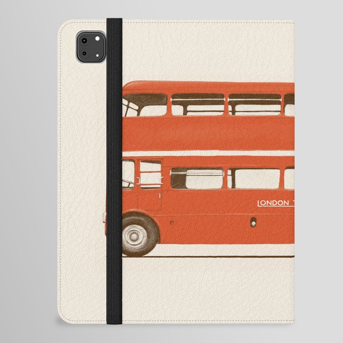 Double-Decker London Bus iPad Folio Case