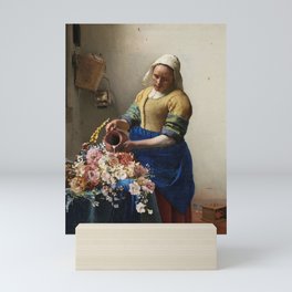 Milkmaid vs flowergirl Mini Art Print