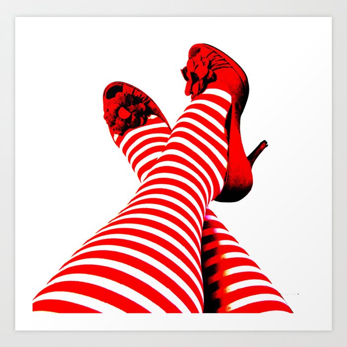 The Red Shoes Art Print