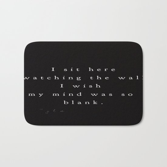 Thoughts Bath Mat