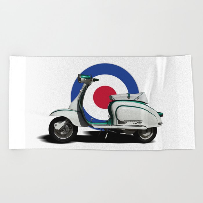PERSONALISED SCOOTER VESPA HAND TOWEL & FACE CLOTH 