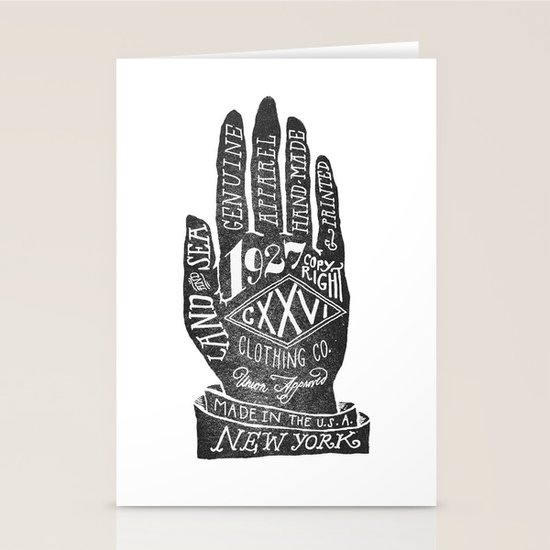 Hand Stationery Cards